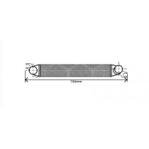 Intercooler gebruikt Mini R55, R56, R57, R58, R59, R60, ond.nr. 17512751277, 2751277