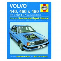 Haynes werkplaatshandboek, Volvo 440, 460, 480 benzine, bouwjaar 1987-1997
