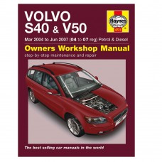 Haynes werkplaatshandboek, Volvo S40, V50, bouwjaar 2004-2007
