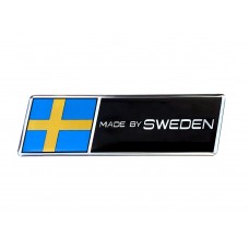 Made By Sweden embleem zweedse vlag, 18mm 49mm